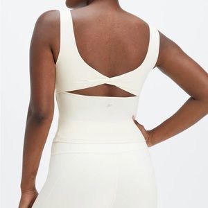 Fabletics bra tank new with tags, original packaging. Size S cream/off white